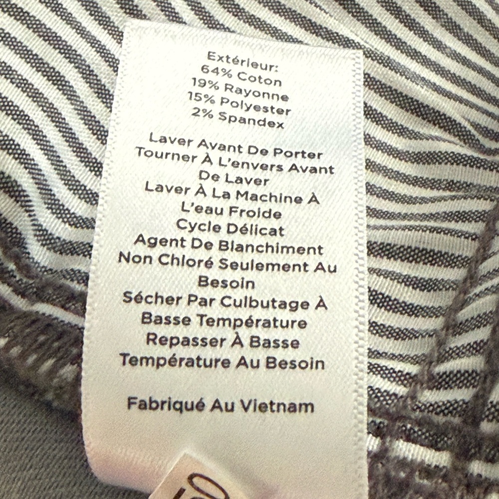 Talbots Gray Patterned Jeggings - Picture 8 of 11